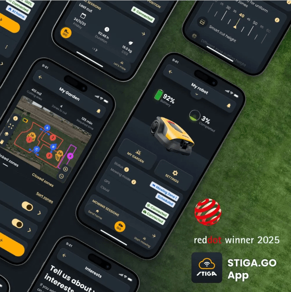 STIGA A 8v kabelfri robotgressklipper